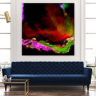 100 Nebulas in Space 120 by Raul Andre Petrasanta on GIANT ART - red digital painting