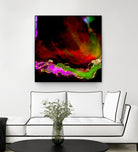 100 Nebulas in Space 120 by Raul Andre Petrasanta on GIANT ART - red digital painting