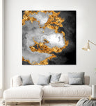 100 Nebulas in Space Black and White 010 by Raul Andre Petrasanta on GIANT ART - black digital painting