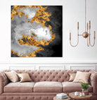 100 Nebulas in Space Black and White 010 by Raul Andre Petrasanta on GIANT ART - black digital painting