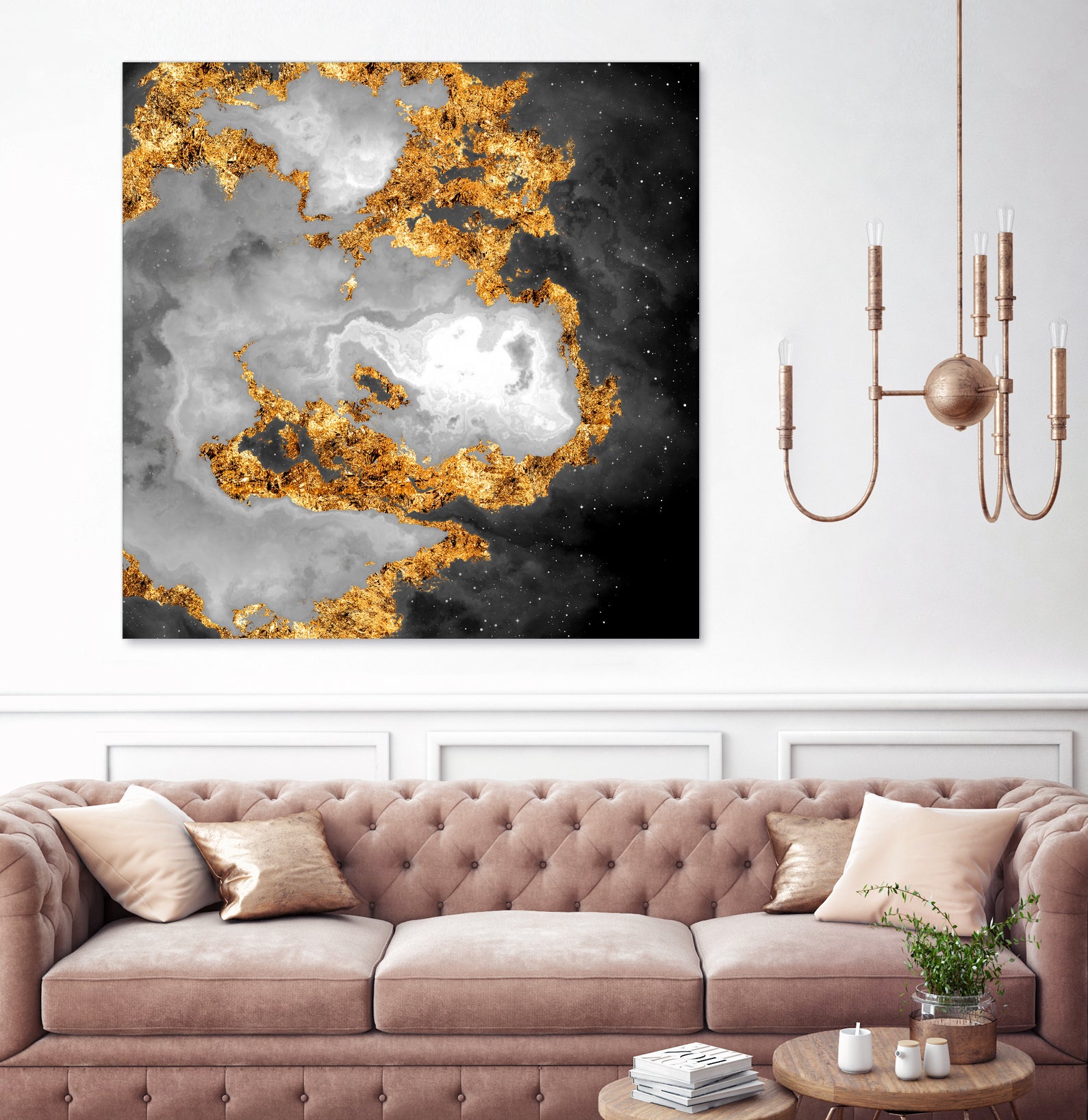 100 Nebulas in Space Black and White 010 by Raul Andre Petrasanta on GIANT ART - black digital painting