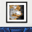 100 Nebulas in Space Black and White 010 by Raul Andre Petrasanta on GIANT ART - black digital painting