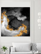 100 Nebulas in Space Black and White 069 by Raul Andre Petrasanta on GIANT ART - black digital painting