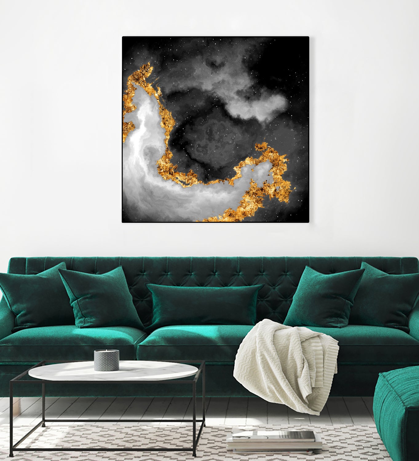 100 Nebulas in Space Black and White 069 by Raul Andre Petrasanta on GIANT ART - black digital painting