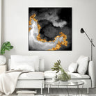 100 Nebulas in Space Black and White 069 by Raul Andre Petrasanta on GIANT ART - black digital painting