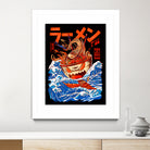 THE GREAT RAMEN OFF KANAGA by Sean R Porter on GIANT ART - white digital drawing