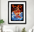 THE GREAT RAMEN OFF KANAGA by Sean R Porter on GIANT ART - white digital drawing