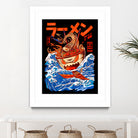 THE GREAT RAMEN OFF KANAGA by Sean R Porter on GIANT ART - white digital drawing