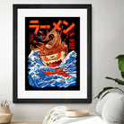 THE GREAT RAMEN OFF KANAGA by Sean R Porter on GIANT ART - white digital drawing