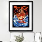 THE GREAT RAMEN OFF KANAGA by Sean R Porter on GIANT ART - white digital drawing