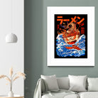 THE GREAT RAMEN OFF KANAGA by Sean R Porter on GIANT ART - white digital drawing