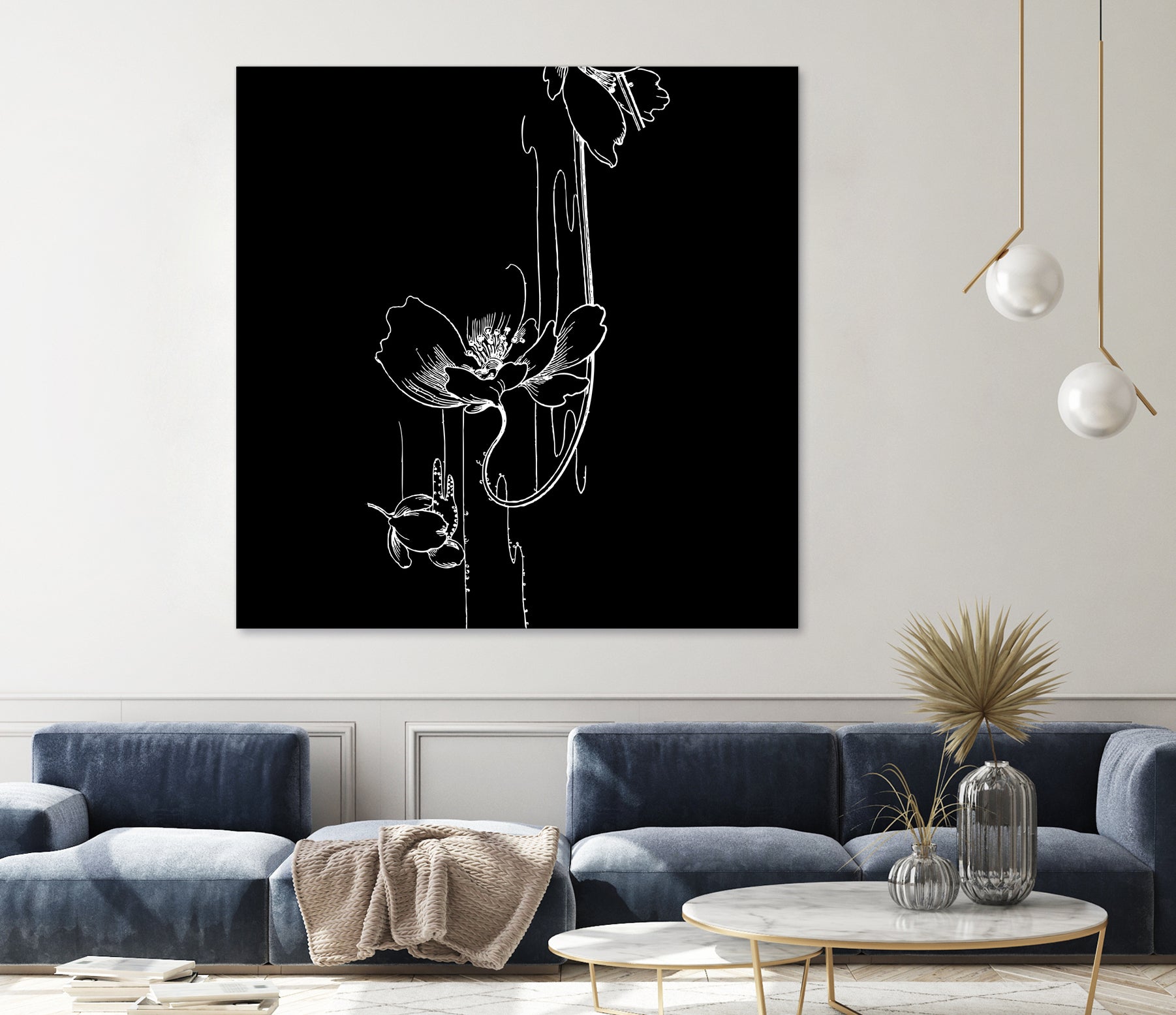 Garden Black by Aimer Heinz on GIANT ART - black vector illustration