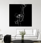 Garden Black by Aimer Heinz on GIANT ART - black vector illustration