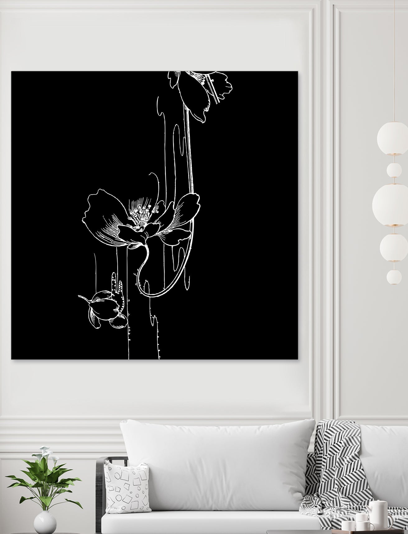 Garden Black by Aimer Heinz on GIANT ART - black vector illustration