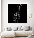 Garden Black by Aimer Heinz on GIANT ART - black vector illustration