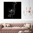 Garden Black by Aimer Heinz on GIANT ART - black vector illustration