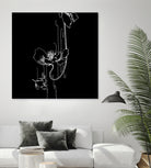 Garden Black by Aimer Heinz on GIANT ART - black vector illustration