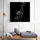 Garden Black by Aimer Heinz on GIANT ART - black vector illustration