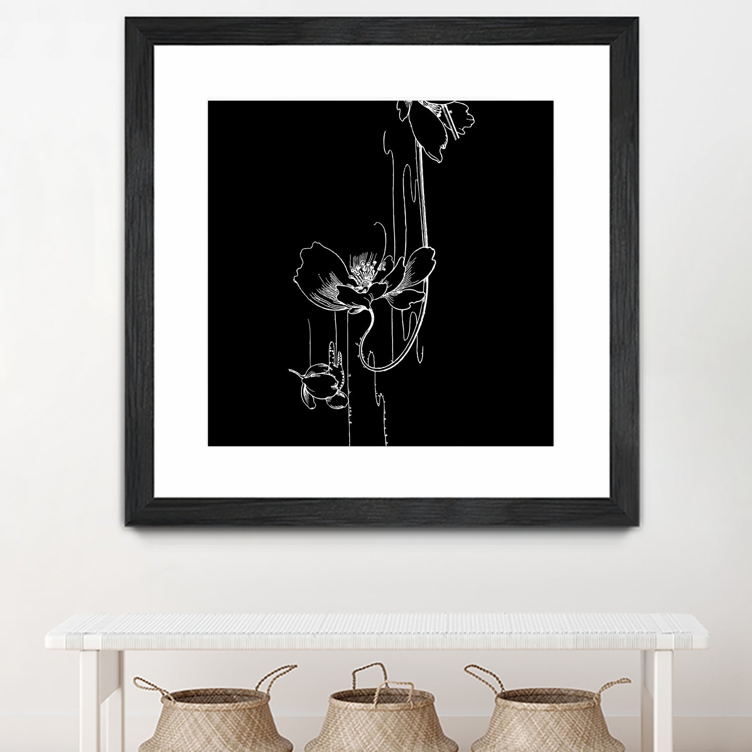 Garden Black by Aimer Heinz on GIANT ART - black vector illustration