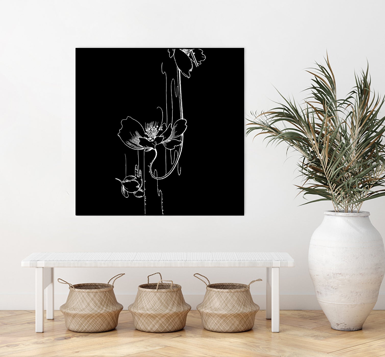 Garden Black by Aimer Heinz on GIANT ART - black vector illustration