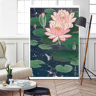 WATER LILIES by Jonas Loose on GIANT ART - blue photo manipulation