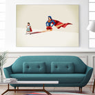 Asian American Heroine by Jason Ratliff on GIANT ART - red digital painting