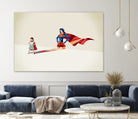 Asian American Heroine by Jason Ratliff on GIANT ART - red digital painting