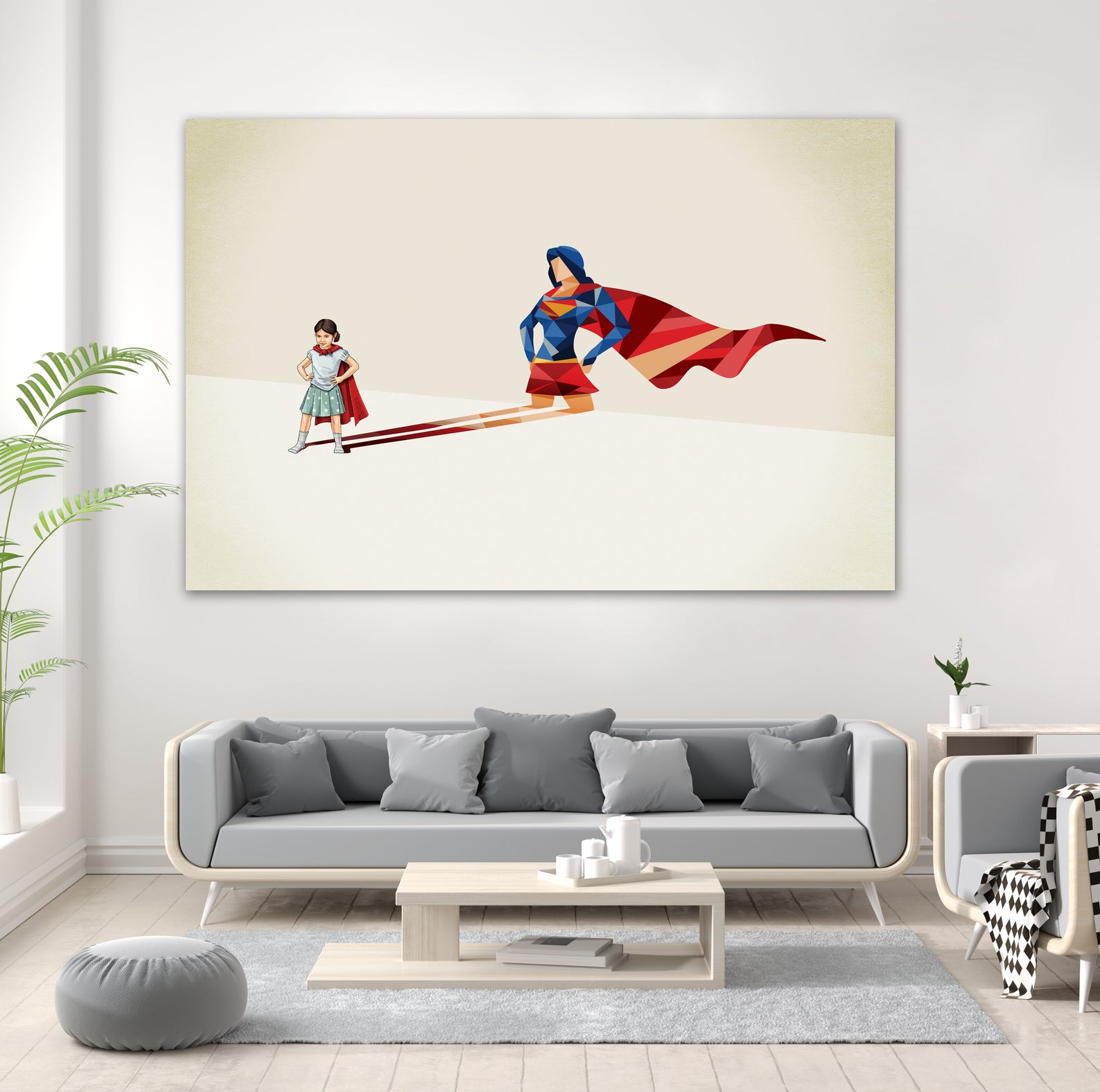 Asian American Heroine by Jason Ratliff on GIANT ART - red digital painting