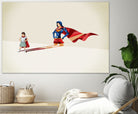 Asian American Heroine by Jason Ratliff on GIANT ART - red digital painting