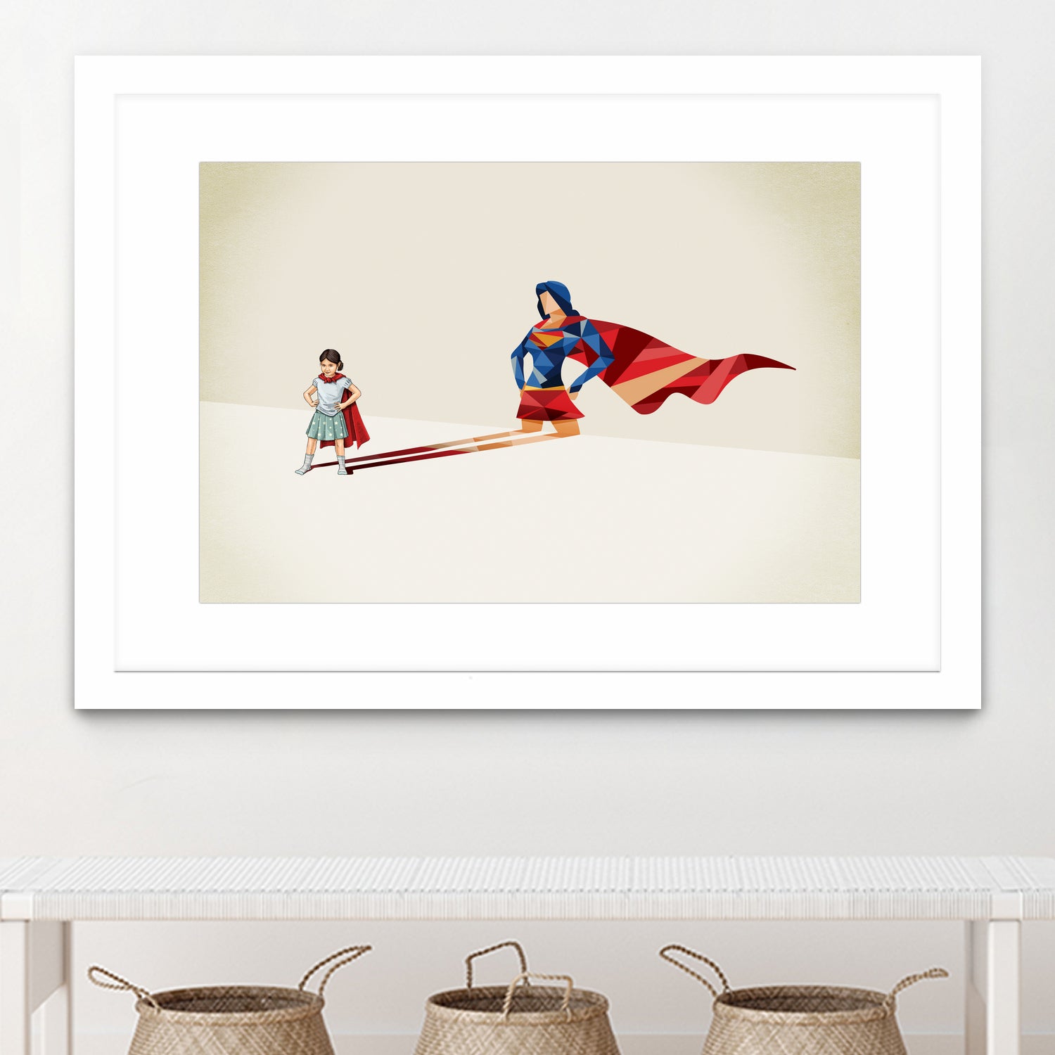 Asian American Heroine by Jason Ratliff on GIANT ART - red digital painting