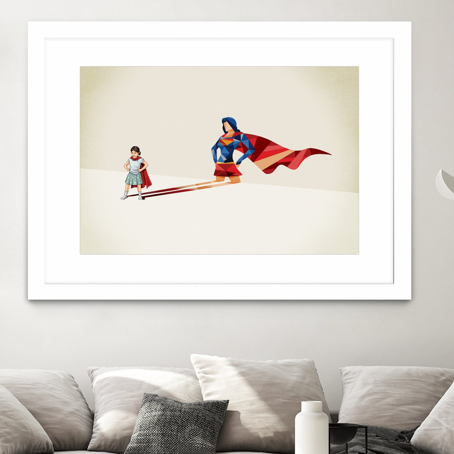 Asian American Heroine by Jason Ratliff on GIANT ART - red digital painting