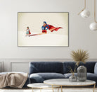 Asian American Heroine by Jason Ratliff on GIANT ART - red digital painting