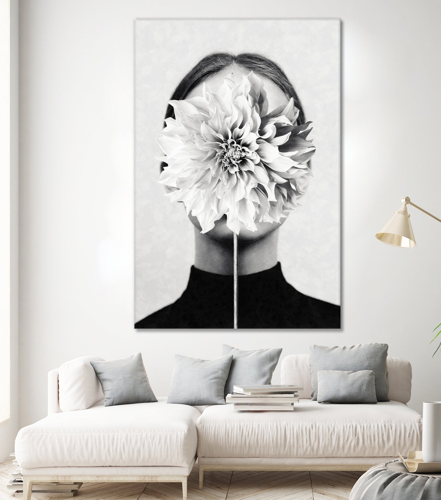 White flower ... by Menelaos Trompoukis on GIANT ART - white digital painting