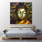 Lord Buddha by Neeraj Mrs Parswal on GIANT ART - brown mixed media