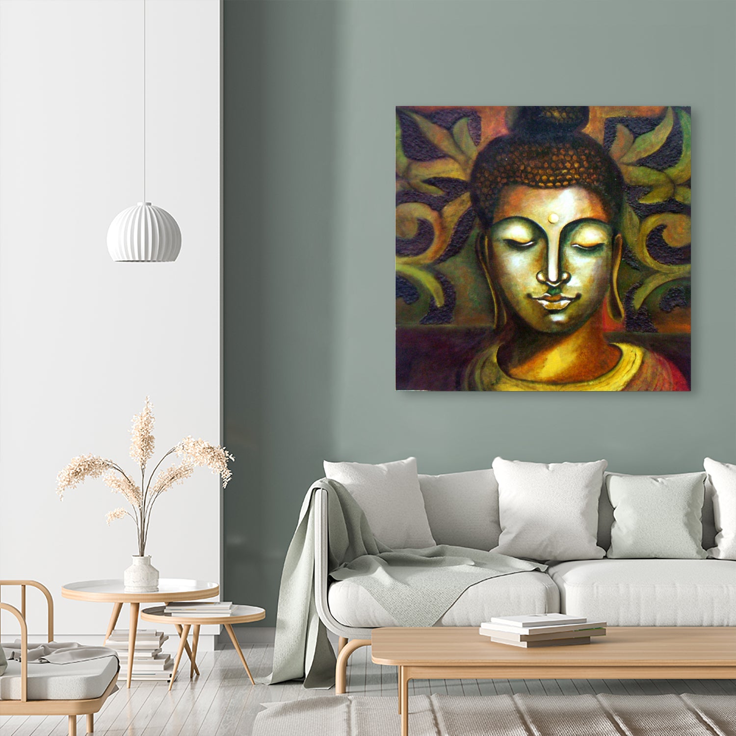 Lord Buddha by Neeraj Mrs Parswal on GIANT ART - brown mixed media