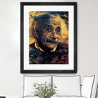 albert einstein by erjas saga on GIANT ART - black character design