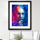 albert einstein by erjas saga on GIANT ART - black character design