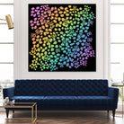 Rainbow Abstract Animal Print by Kelsey Lovelle on GIANT ART - green digital painting