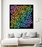 Rainbow Abstract Animal Print by Kelsey Lovelle on GIANT ART - green digital painting