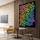 Rainbow Abstract Animal Print by Kelsey Lovelle on GIANT ART - green digital painting