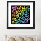 Rainbow Abstract Animal Print by Kelsey Lovelle on GIANT ART - green digital painting