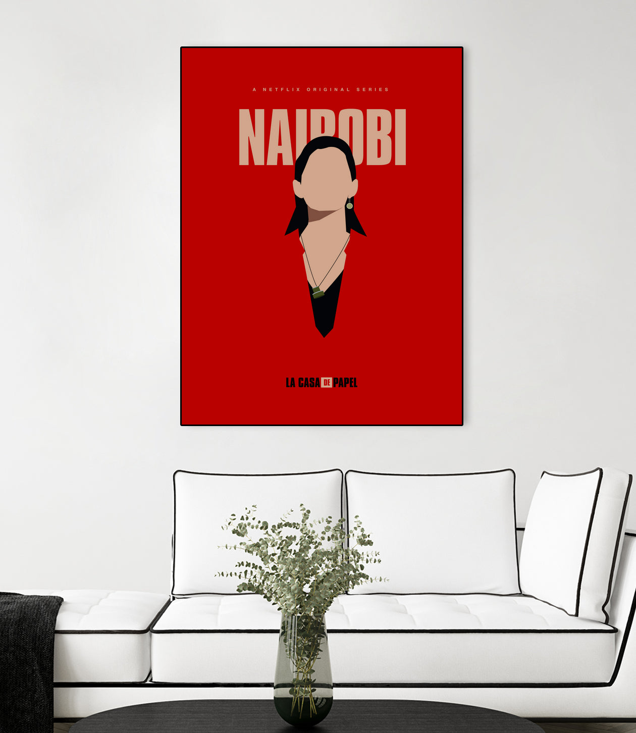 Nairobi art print by Megenta Studio on GIANT ART - red photo illustration