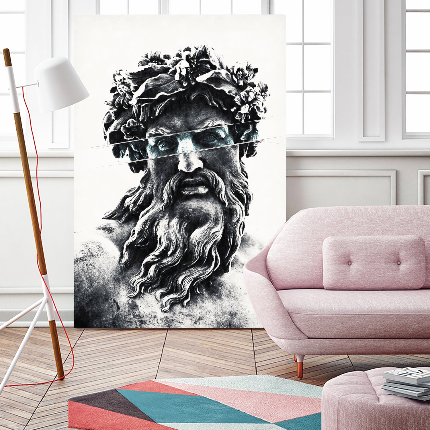 Zeus the king of gods by Menelaos Trompoukis on GIANT ART - gray digital painting