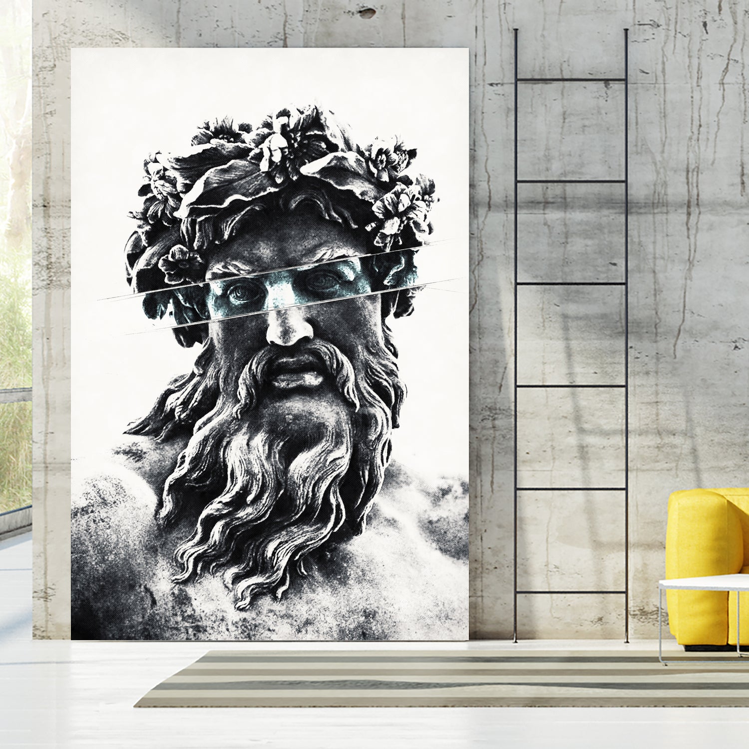 Zeus the king of gods by Menelaos Trompoukis on GIANT ART - gray digital painting