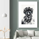 Zeus the king of gods by Menelaos Trompoukis on GIANT ART - gray digital painting