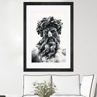 Zeus the king of gods by Menelaos Trompoukis on GIANT ART - gray digital painting