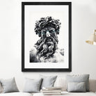 Zeus the king of gods by Menelaos Trompoukis on GIANT ART - gray digital painting