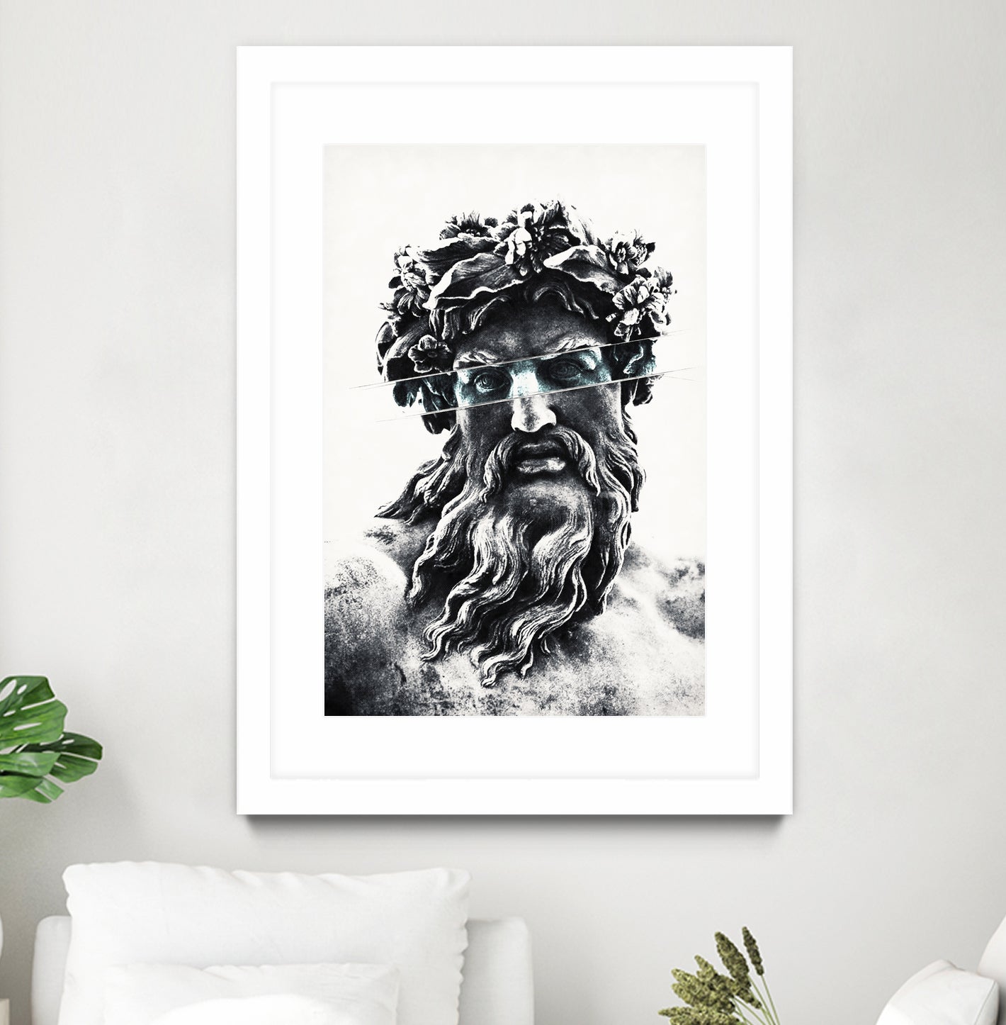 Zeus the king of gods by Menelaos Trompoukis on GIANT ART - gray digital painting