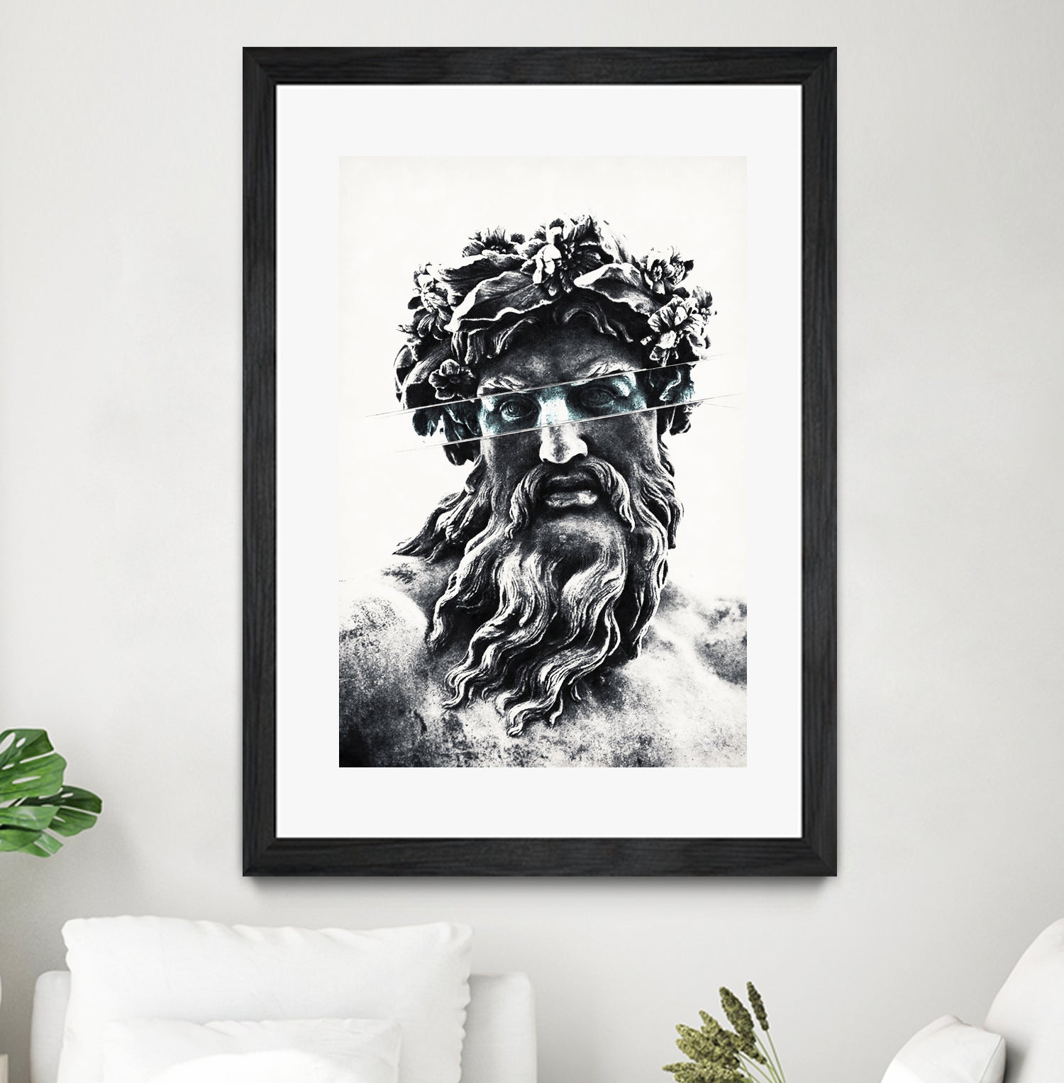 Zeus the king of gods by Menelaos Trompoukis on GIANT ART - gray digital painting