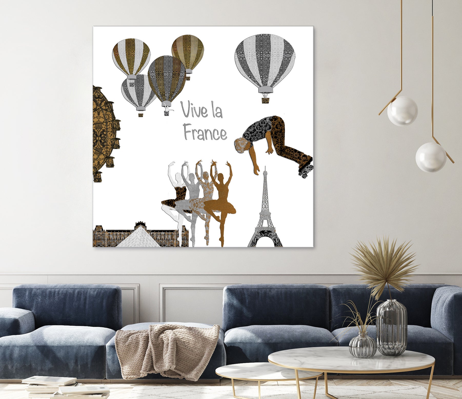 Vive la France T-shirt by Diego Taborda on GIANT ART - white digital drawing